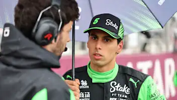 NORTHAMPTON, ENGLAND - JULY 06: Gabriel Bortoleto of Brazil and Stake F1 Team Kick Sauber on the